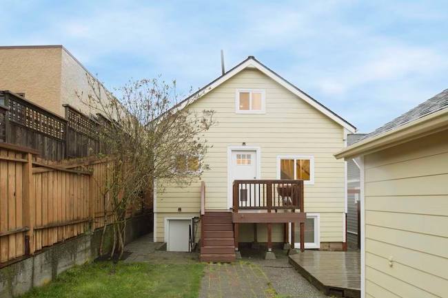 Green lake backyard after