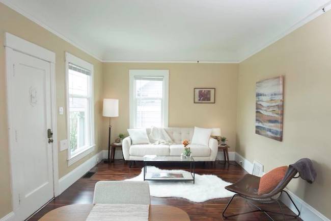 Green Lake Living Room After
